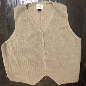 Universal Thread Button Front Sweater Vest